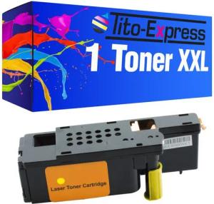Tito-Express Tonerpatrone ersetzt Dell E 525 Dell E-525 DellE525 Dell E525 Yellow, Für Dell-E 525w