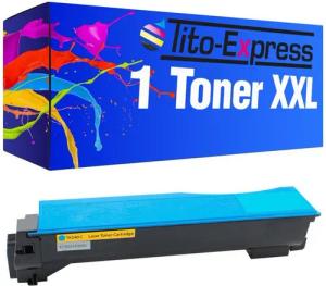Tito-Express Tonerpatrone ersetzt Kyocera TK 540 Kyocera TK-540 KyoceraTK540 Cyan, für FS-C-5100DN