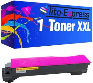 Tito-Express Tonerpatrone ersetzt Kyocera TK 540 Kyocera TK-540 KyoceraTK540 Magenta, für FS-C-5100DN
