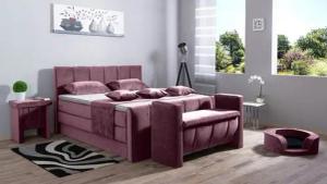 Meisterbetten Boxspringbett Roki (mit Bettkasten, Fußteil, 7-Zonen Taschenfederkernmatratzen, Ergoflex), Inklusive kostenloser Lieferung und Aufbau