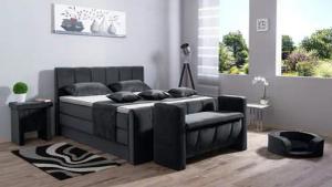 Meisterbetten Boxspringbett Roki (mit Bettkasten, Fußteil, 7-Zonen Taschenfederkernmatratzen, Ergoflex), Inklusive kostenloser Lieferung und Aufbau