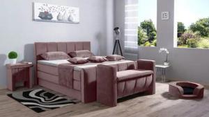 Meisterbetten Boxspringbett Roki (mit Bettkasten, Fußteil, 7-Zonen Taschenfederkernmatratzen, Ergoflex), Inklusive kostenloser Lieferung und Aufbau