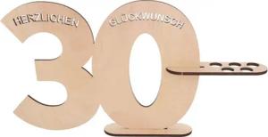 Spruchreif® Grußkarten Gästebuch aus Holz, Jahreszahlen, Geschenk zum Geburtstag, Jubiläum