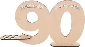 Spruchreif® Grußkarten Gästebuch aus Holz, Jahreszahlen, Geschenk zum Geburtstag, Jubiläum