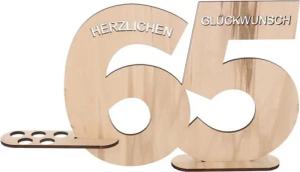 Spruchreif® Grußkarten Gästebuch aus Holz, Jahreszahlen, Geschenk zum Geburtstag, Jubiläum