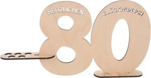 Spruchreif® Grußkarten Spruchreif, Gästebuch aus Holz, Jahreszahlen, Geburtstag, Jubiläum