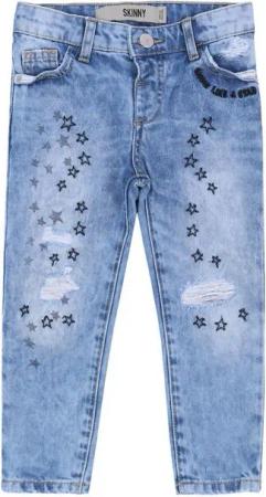 Sarcia.eu Lange Unterhose Jeanshose, Sterne DENIM CO. 2-3 Jahre