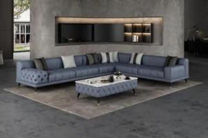 JVmoebel Ecksofa Ecksofa Design Möbelstücke Polstermöbel, Made in Europa