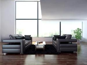 JVmoebel Sofa Modern Sofa Ledersofa Couch Wohnlandschaft 3+2+1 Sitz Design jvmoebel, Made in Europa