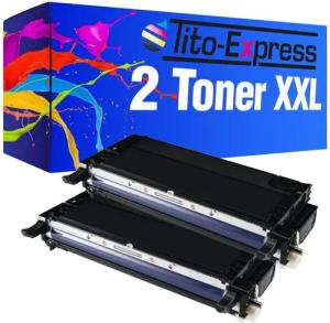 Tito-Express Tonerpatrone 2er Set ersetzt Dell 3130 Dell-3130 Dell3130 Black, für Dell 3130cn