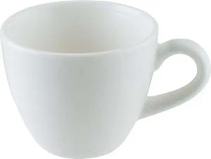 Bonna Mülleimer 6x Bonna Matt White Rita Obertasse 8,5x5,4cm 8cl Tasse