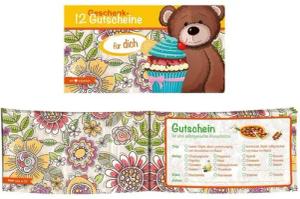 RNK Verlag Notizheft Gutscheinheft / "12 Gutscheine für dich