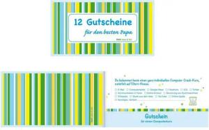 RNK Verlag Notizheft Gutscheinheft / "12 Gutscheine für den besten Papa