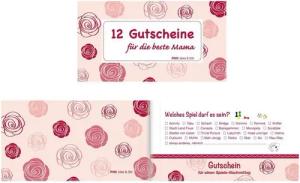 RNK Verlag Notizheft Gutscheinheft / "12 Gutscheine für die beste Mama
