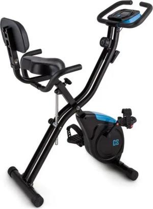 Capital Sports Heimtrainer Azura 2 X-Bike (Trainingscomputer mit LCD-Display), Standfahrrad Heimtrainer Hometrainer Fahrrad klappbar Cardio Fitness