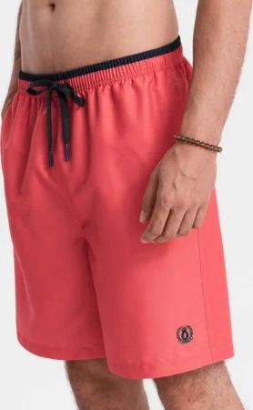 OMBRE Badehose Herren-Badeshorts mit zweifarbigem Bündchen