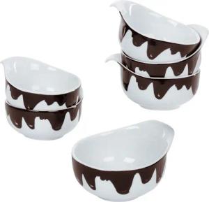 MamboCat Servierschale 6er Set Fondueschälchen Blob Porzellan 150 ml, Porzellan