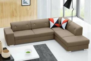 JVmoebel Ecksofa Edle Schlaf Bettfunktion Couch Sofas Sofa Couchen Schwarz, Made in Europa