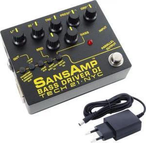 Tech21 E-Bass Tech21 SansAmp Bass Driver DI V2 Preamp Pedal mit Netzteil, Bass Driver DI V2, Preamp, Pedal, mit Netzteil