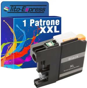 Tito-Express ersetzt Brother LC-22E LC22E Black Tintenpatrone (für MFC J 5920DW)