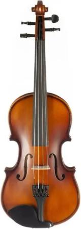 FAME Violine, FVN-110 Violine 1/4 Massiver Ahornkorpus Fichtendecke Ebenholzgriffbrett Carbon-Saitenhalter Inklusive Brasilholz-Bogen und Etui, Violinen / Geigen, Akustische Violinen, FVN-110 Violine, 1/4 Violine, Massiver Ahornkorpus