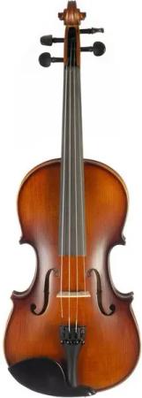 FAME Violine, FVN-115 Violine 4/4 Massiver Ahornkorpus Fichtendecke Ebenholzgriffbrett Guarneri-Kinnhalter Carbon-Saitenhalter mit 4 Feinstimmern Inklusive Etui Brasilholzbogen, Violinen / Geigen, Akustische Violinen, Violine 4/4, FVN-115, Massiver Ahornk