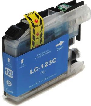 Kompatibel Brother LC-123 XL Cyan Tintenpatrone (DW)