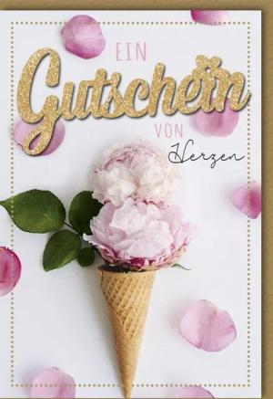 Verlag Dominique Grußkarten Gutschein - Glückwunschkarte im Format 11,5 x 17 cm mit Umschlag