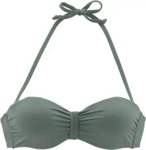 Bench. Bügel-Bandeau-Bikini-Top, im Uni-Style