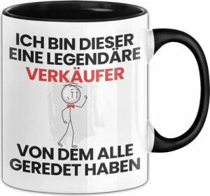 Trendation Tasse Verkäufer Geschenk Tasse Lustige Geschenkidee Geburtstag für Verkäufer