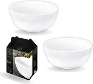 Wilmax England Schüssel, Schüssel 2er-Set in Geschenkbox – Porzellanschalen, 930 ml, 16 cm