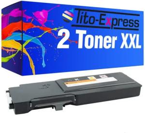 Tito-Express Tonerpatrone 2er Set ersetzt Dell C 2660 C-2660 C2660 Dell C2660 Black