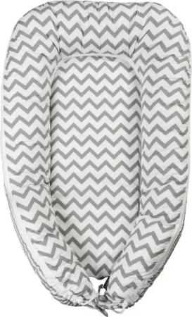 Puckdaddy GmbH Bettnestchen Svea (105x60cm) in Chevron und mit Reißverschluss