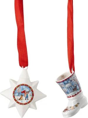 Hutschenreuther Dekohänger Hutschenreuther Xmas Sammelkollektion 'Set Ministern/stief. - Weihnachtsabend' 2022