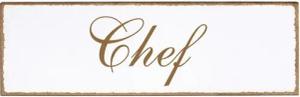 Dekolando Hinweisschild Türschild - Chef - Schild 150 x 50 mm - Schilder Türschilder