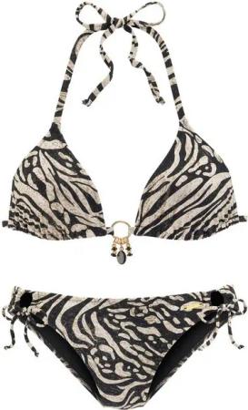 Bruno Banani Triangel-Bikini in trendigem Animalprint