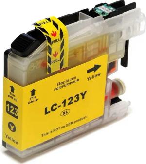 Kompatibel Brother LC-123 XL Gelb Tintenpatrone (DW)