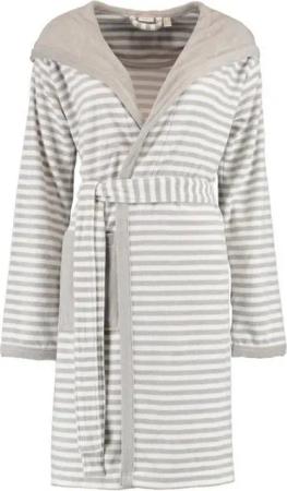 Esprit Damenbademantel Striped Hoody Kapuze, Kapuze, 80% Baumwolle, 20% Polyester