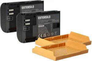 Extensilo passend für Canon EOS 80D, R5, R6, 7D Mark II, R6 Mark II, 90D, R, Kamera-Akku Li-Ion 2040 mAh