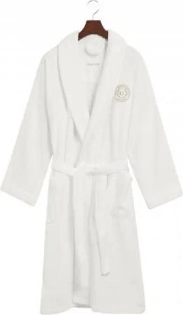 Gant Bademantel Gant Home Bademantel Crest Robe White (M)