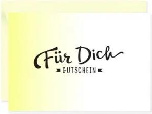 Bow & Hummingbird Grußkarte Mini-Grußkarte Für Dich, Klappkarte mit Umschlag