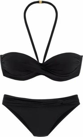 LASCANA Bügel-Bandeau-Bikini mit verschiedenen Trägervarianten