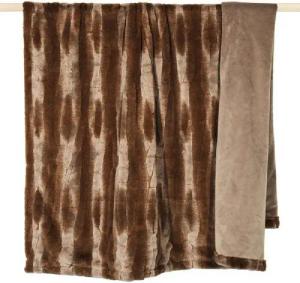 Wohndecke Decke Cozy Kunstpelz Braun (140x190cm), PAD