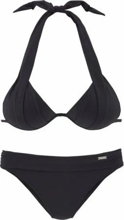 LASCANA Triangel-Bikini im Nacken zu binden, wattierte Cups, mit eingearbeiteten Kissen
