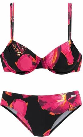LASCANA Bügel-Bikini mit plakativem Blütenprint