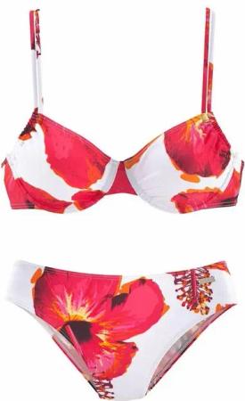 LASCANA Bügel-Bikini mit plakativem Blütenprint