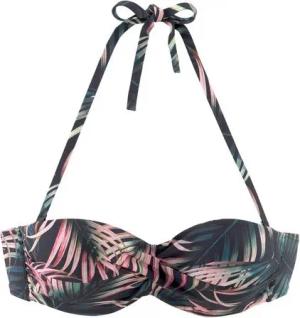LASCANA Bügel-Bandeau-Bikini-Top Reese, im Palmendesign