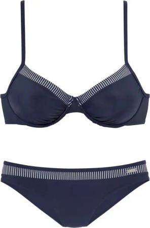 LASCANA Bügel-Bikini mit gestreiften Einsätzen