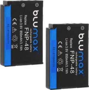 Blumax 2x NP-48 Fuji Fujifilm XQ1 XQ2 850 mAh (3,6V) Kamera-Akku