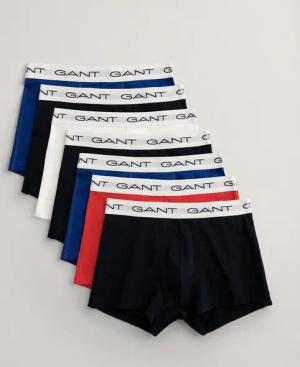 Gant Boxershorts TRUNK 7-PACK (Packung, 7-St., 7) mit elastischem Logobund